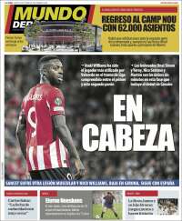 Portada de Mundo Deportivo Bizkaia (España)