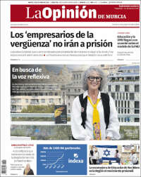 Portada de La Opinión de Murcia (España)