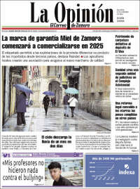 Portada de La Opinión - El Correo de Zamora (España)