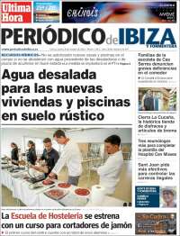 Portada de Periódico de Ibiza (España)