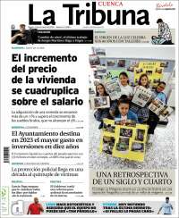 Portada de La Tribuna de Cuenca (España)