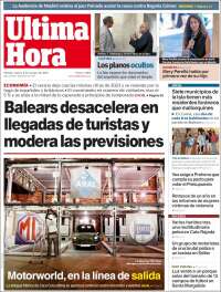 Portada de Última Hora (España)