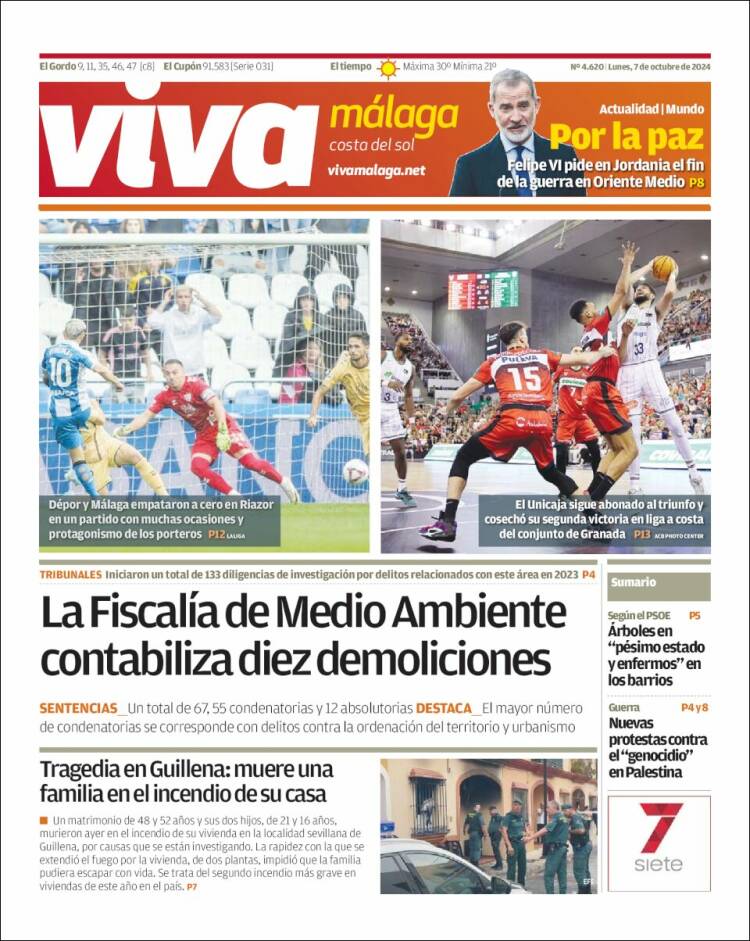 Portada de Viva Málaga (España)