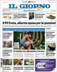 Portada de Il Giorno (Italie)