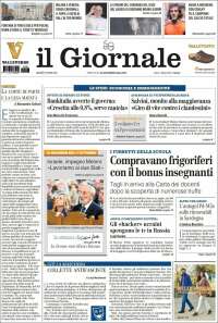 Portada de il Giornale (Italie)