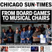 Portada de Chicago Sun-Times (USA)