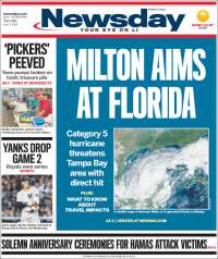 Portada de Newsday (USA)