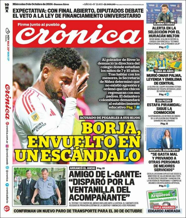 Portada de La Voz del Chaco (Argentina)