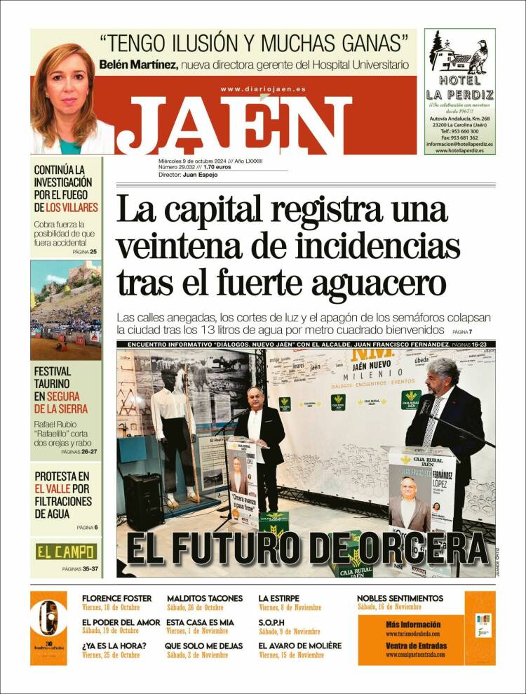 Portada de Diario Jaén (España)