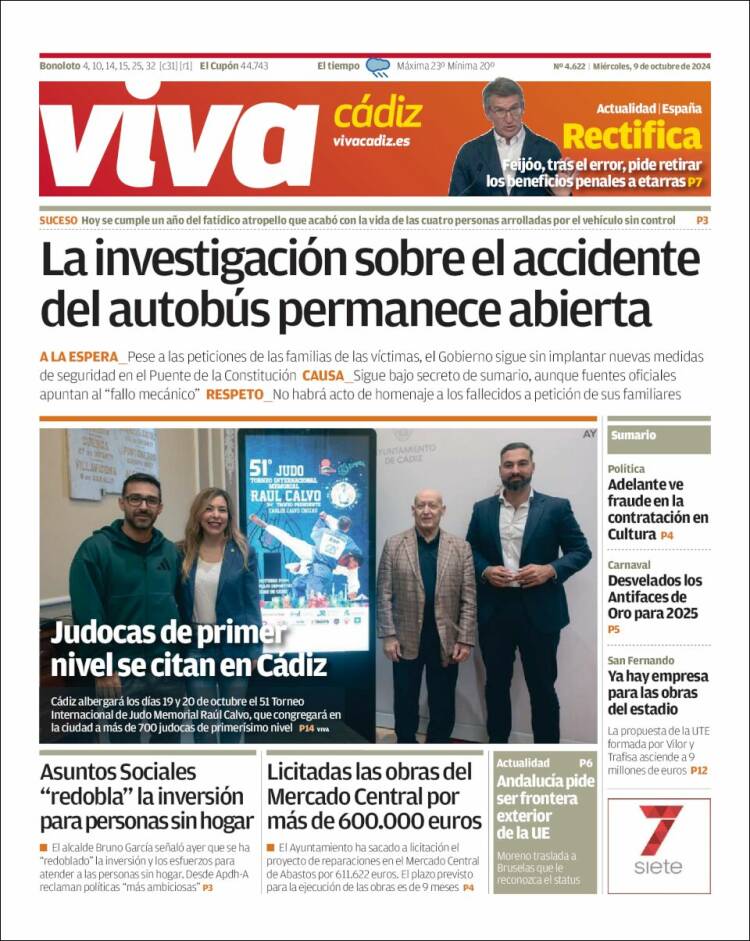 Portada de Información - Cadiz (España)