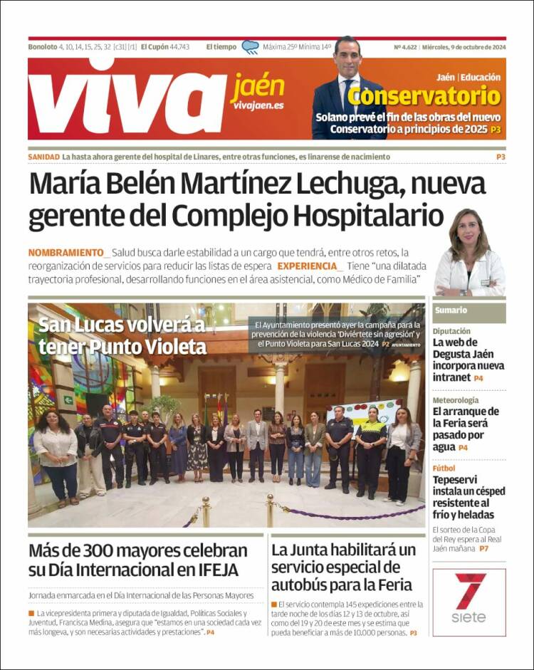 Portada de Viva Jaén (España)