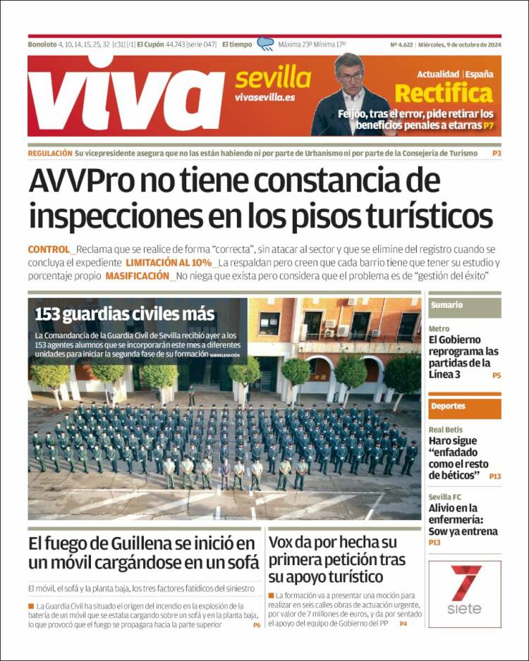 Portada de Viva Sevilla (España)