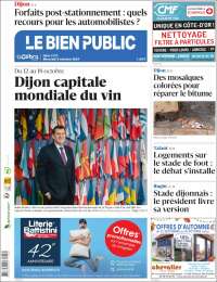 Portada de Le Bien Public (Francia)