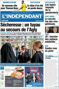 Portada de Le Indépendant (Francia)