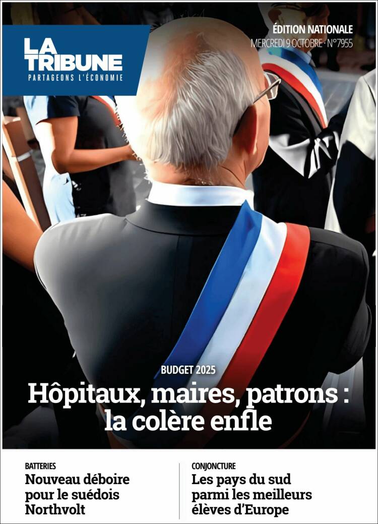 Portada de La Tribune (Francia)