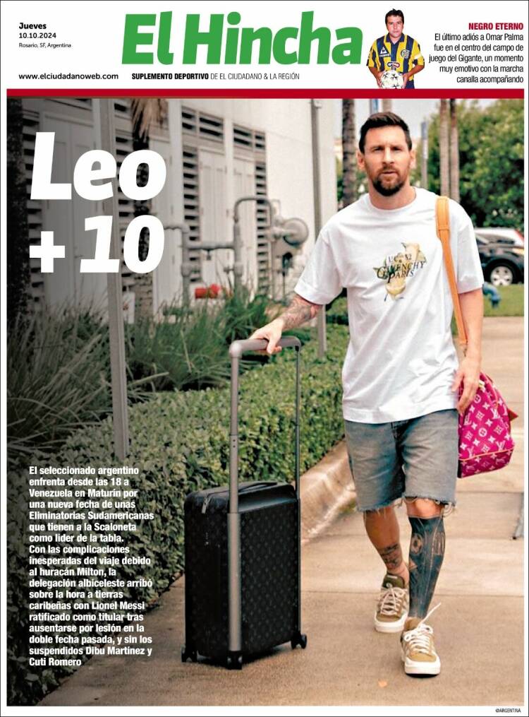 Portada de El Hincha (Argentina)