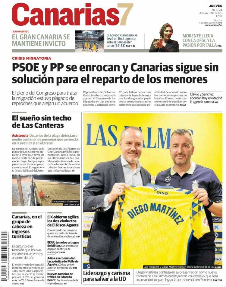 Portada de Canarias 7 (Spain)