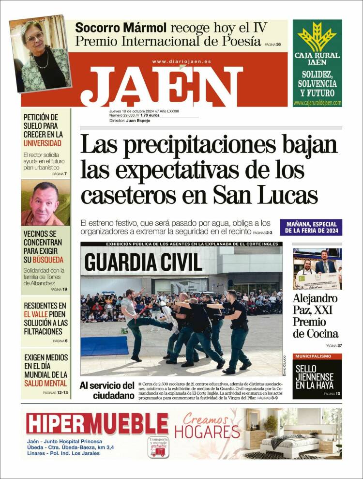 Portada de Diario Jaén (Spain)