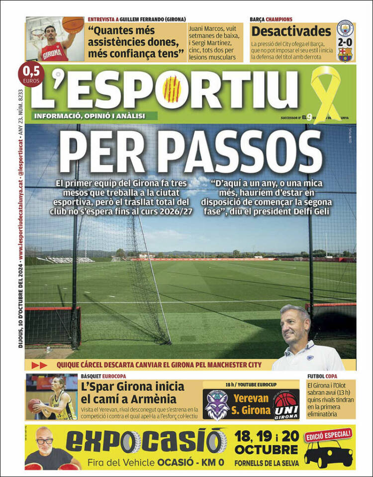 Portada de L'Esportiu : Girona (Spain)