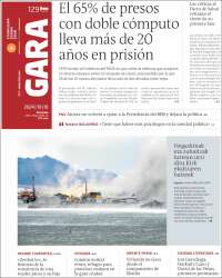Portada de Gara (Spain)