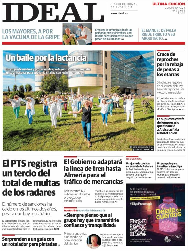Portada de Ideal (Spain)