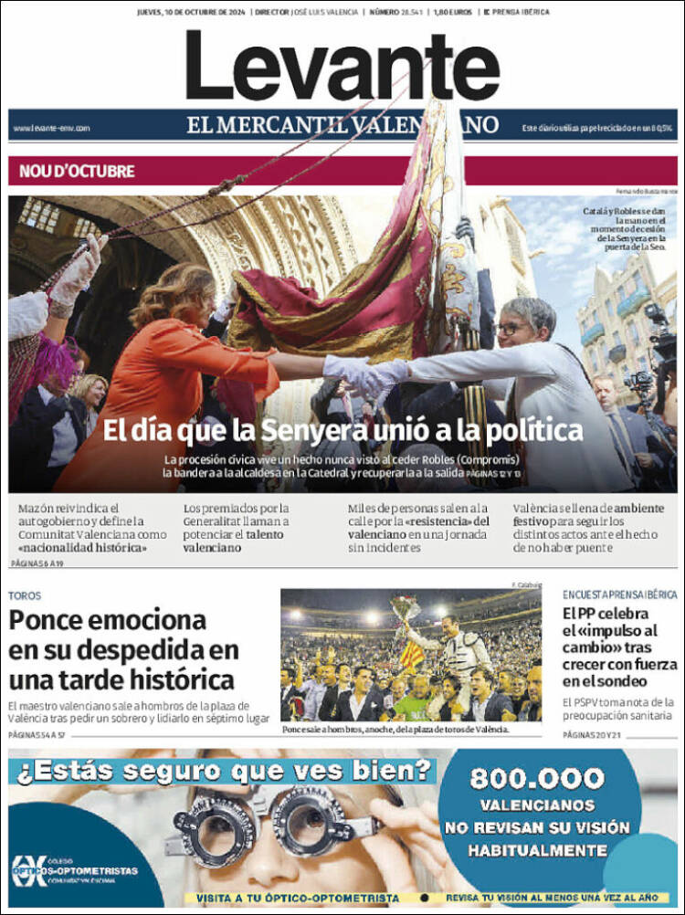 Portada de Levante (Spain)
