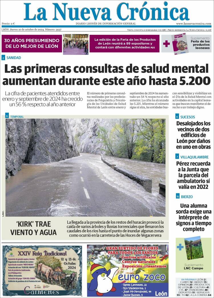 Portada de La Nueva Crónica (Spain)