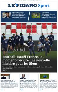 Portada de Le Figaro Sport (Francia)