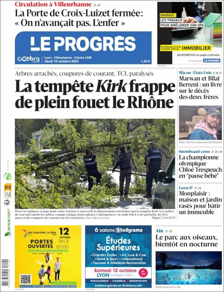 Portada de Progres de Fecamp (Francia)