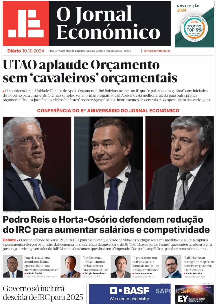 Portada de Oje (Portugal)