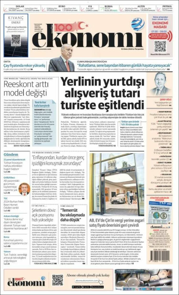Portada de Dünya (Turkey)