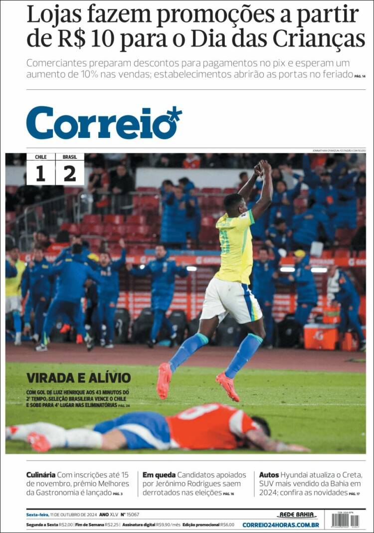 Portada de Correio* (Brasil)