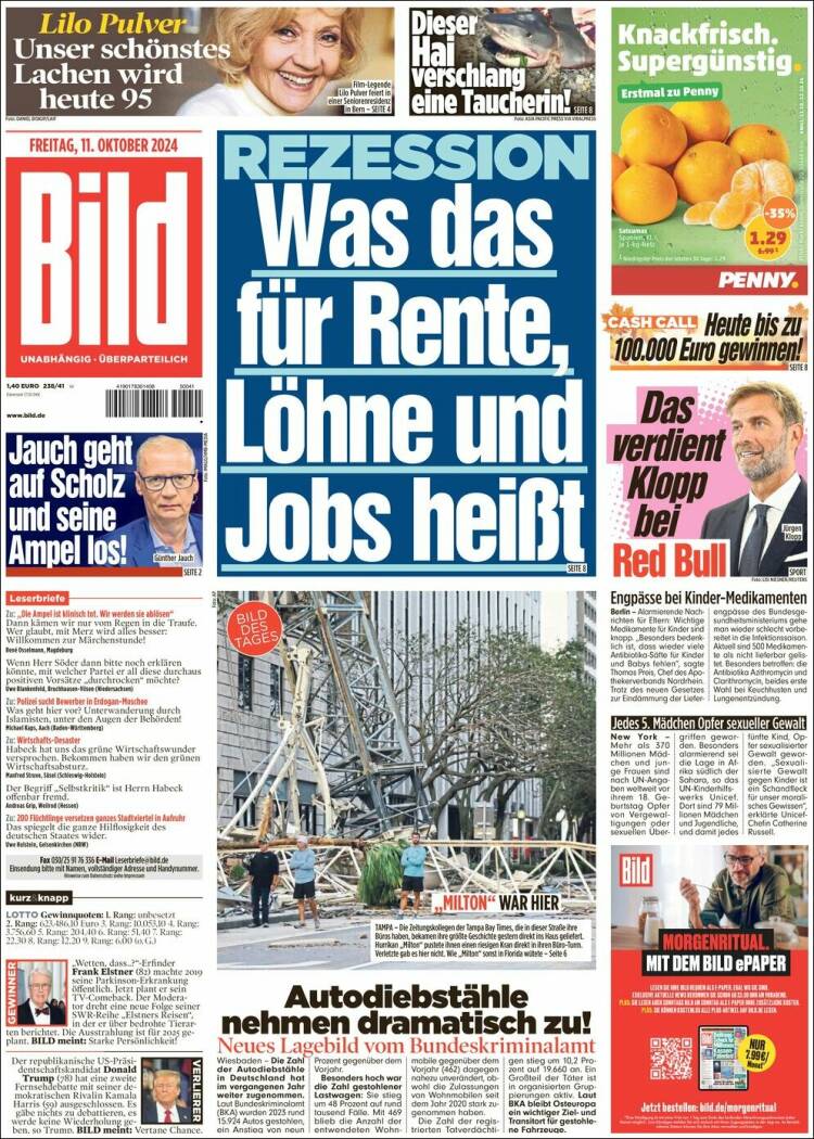 Portada de Bild (Germany)