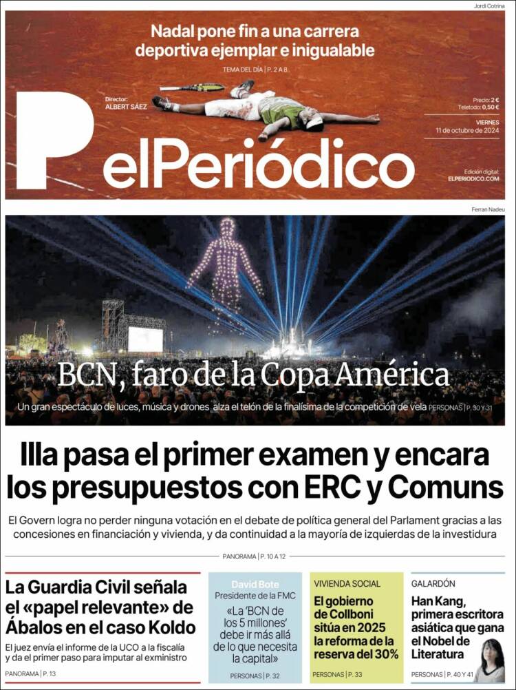 Portada de El Periódico (España)