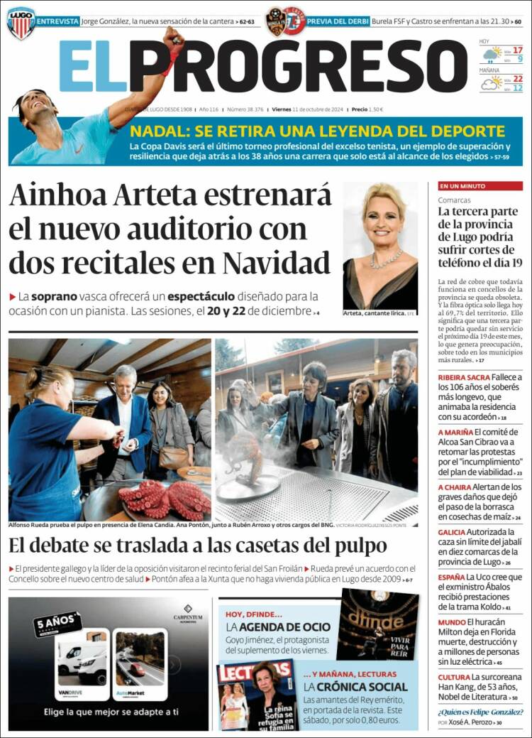 Portada de El Progreso (España)