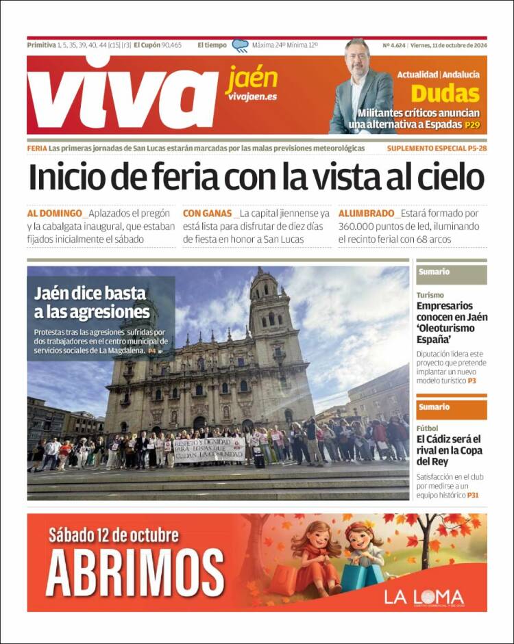 Portada de Viva Jaén (España)