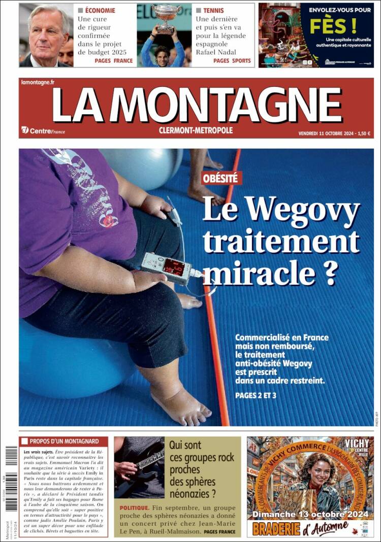 Portada de La Montagne (Francia)