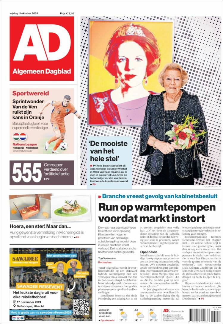 Portada de AD (Netherlands)
