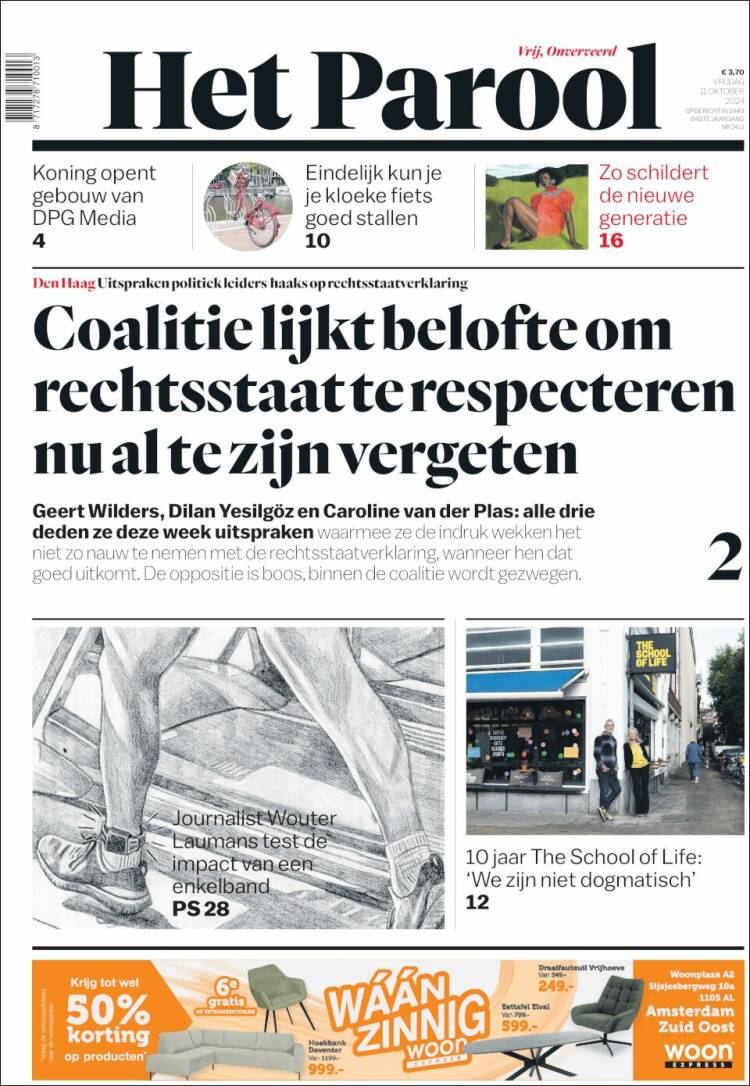 Portada de Het Parool (Netherlands)