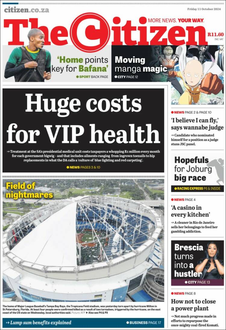 Portada de The Citizen (South Africa)