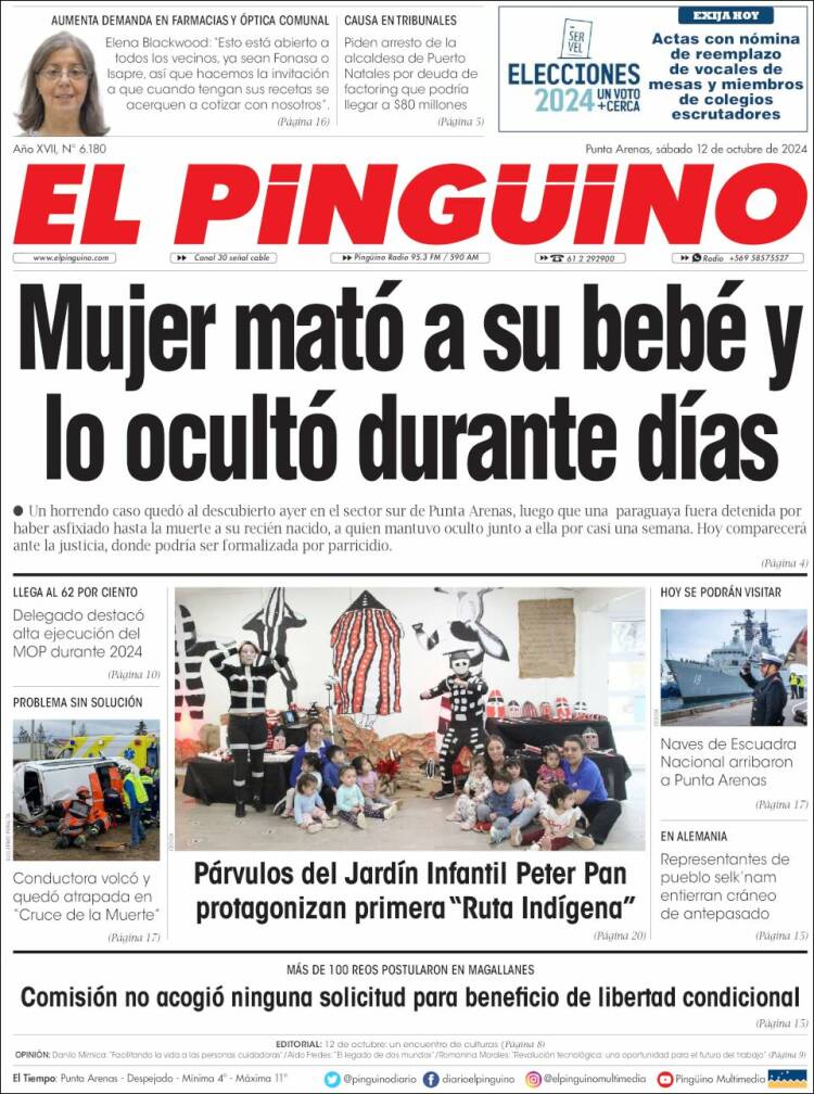 Portada de El Pingüino (Chile)