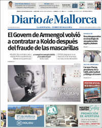 Portada de Diario de Mallorca (España)