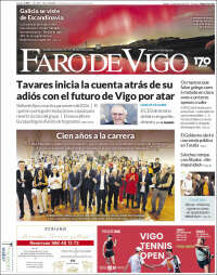 Portada de Faro de Vigo (España)