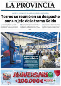 Portada de La Provincia (España)