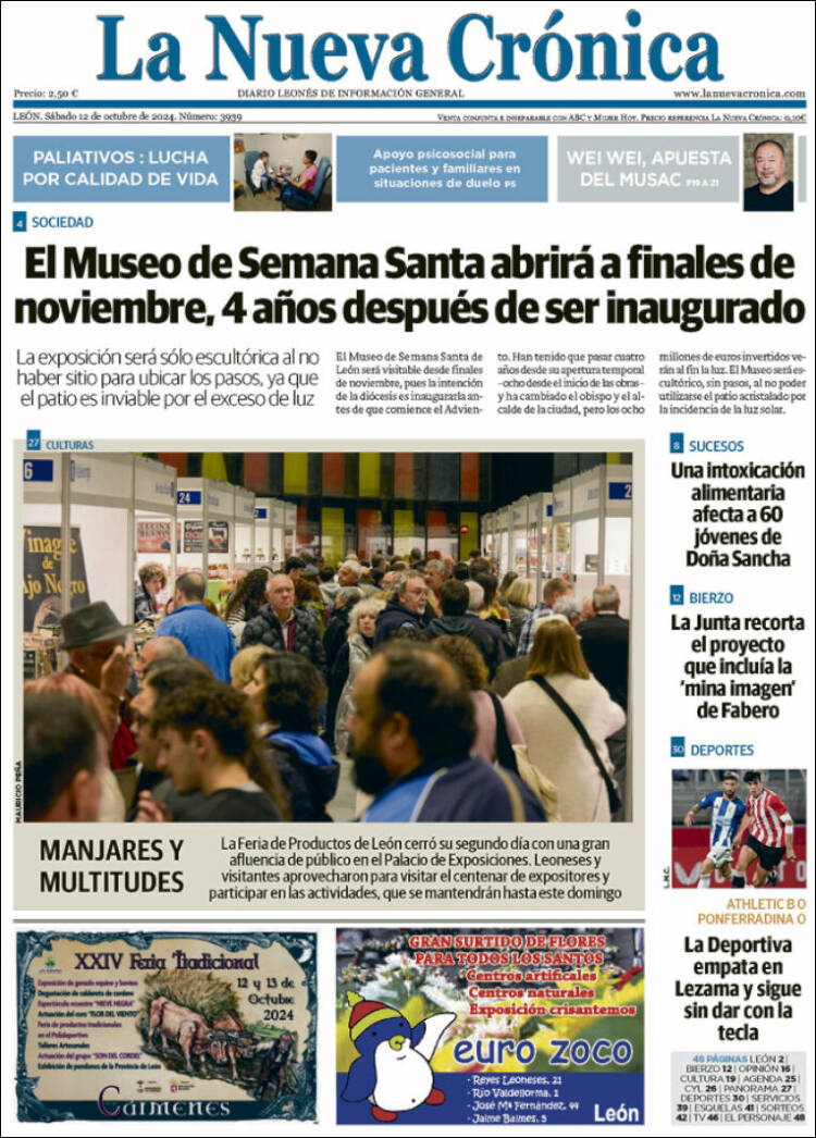 Portada de La Nueva Crónica (España)