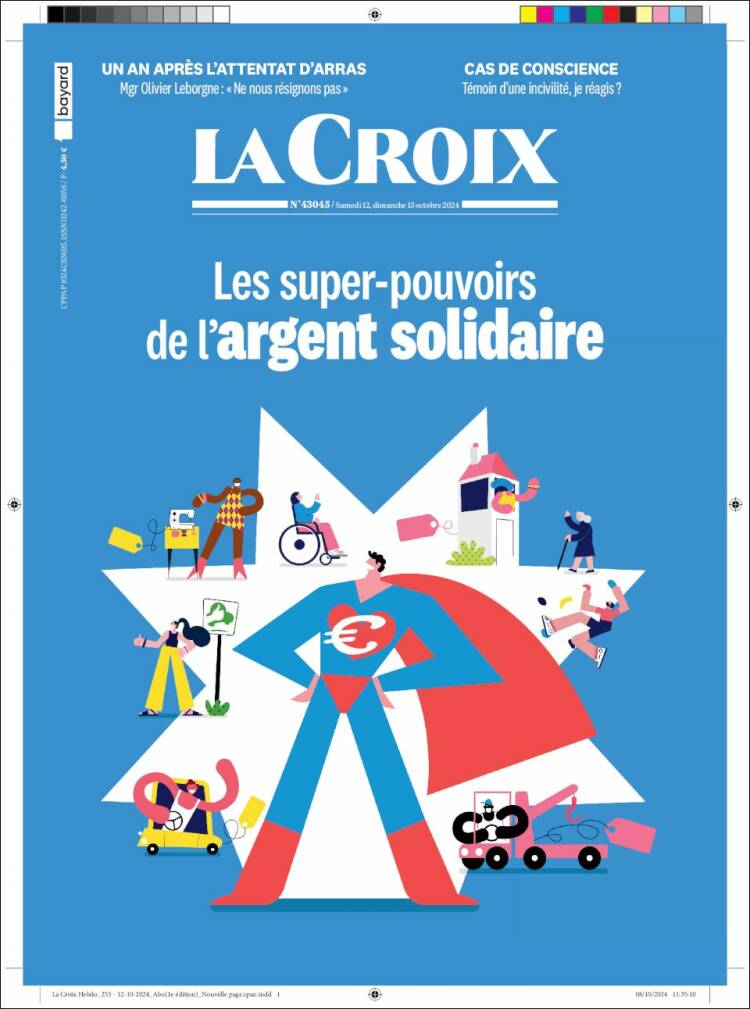 Portada de La Croix (Francia)