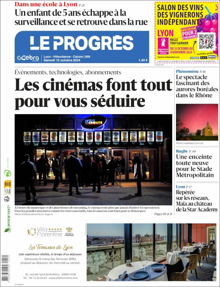 Portada de Progres de Fecamp (Francia)