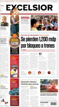 Portada de Excelsior (México)