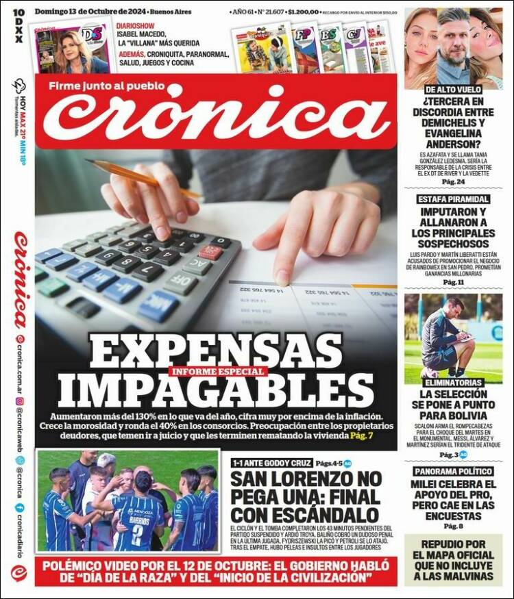 Portada de La Voz del Chaco (Argentina)