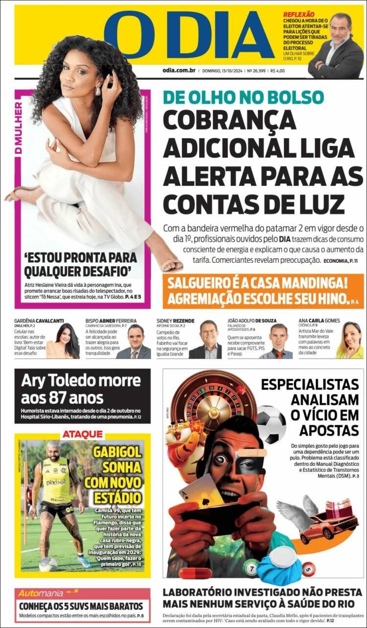 Portada de O Dia (Brasil)